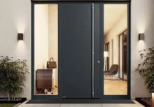 Aliuminės lauko durys Thermo Carbon