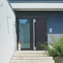 Aliuminės lauko durys Thermo Carbon Klaipėda