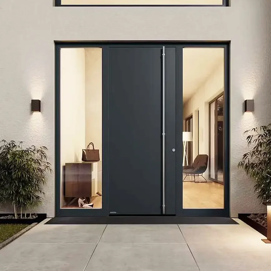 Aliuminės lauko durys Thermo Carbon